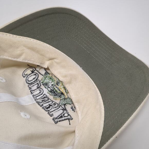 Columbia Sportswear Slideback Baseball Cap Beige One Size Adjustable Embroidered - Picture 8 of 9